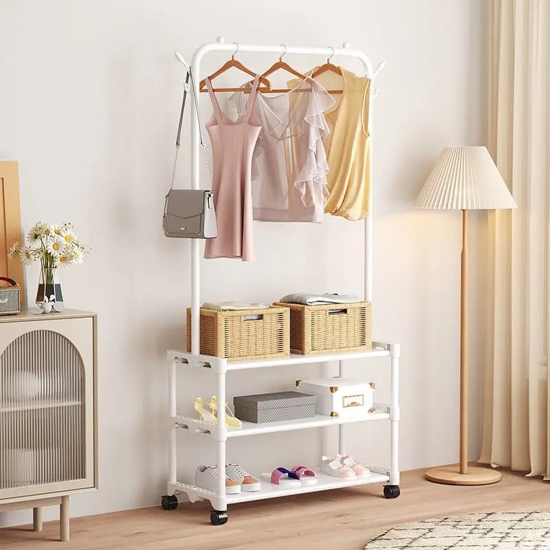 3 Layer Multipurpose Hanging Rack for Clothes and Accessories